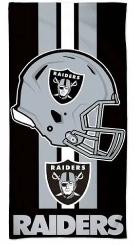 NFL Badetuch Las Vegas Raiders – Stylisches Handtuch mit Helm-Design