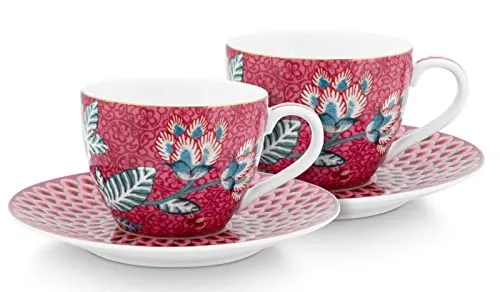 PiP Studio Tasse Flower Festival Espresso Set, 120ml
