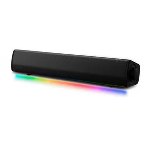 Sound Blaster GS3 - Kompakte Gaming-Soundbar mit RGB-Beleuchtung, 24 W Spitzenleistung und SuperWide-Technologie für fesselndes Audio