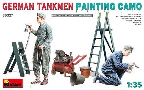 Miniart 35327 - 1:35 German Tankmen. Painting Camo - Neu