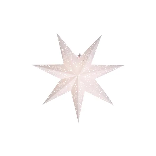 Star Romantic Papierstern, weiß - Dekorativer Papierstern für stimmungsvolle Beleuchtung, wählbares Leuchtmittel und einzigartige Lichtspiele für jeden Raum.