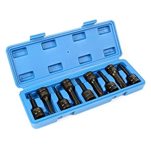 Wiltec XPOtool 9tlg Schlagschrauber-Nüsse 12,5mm (1/2