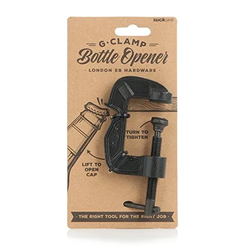 Flaschenöffner Schwarz von SUCK UK