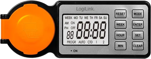LOGILINK Outdoor-Zeitschaltuhr ET0016 mit LCD-Display von LogiLink