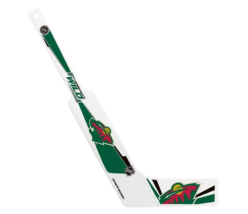 Mini Torwart-Schläger Plastik NHL - Minnesota Wild - Kompakter Mini Schläger für Eishockey und Kniehockey, ideal als Souvenir oder für den Spielspaß. Perfekt für Kinder und Fans der Minnesota Wild.