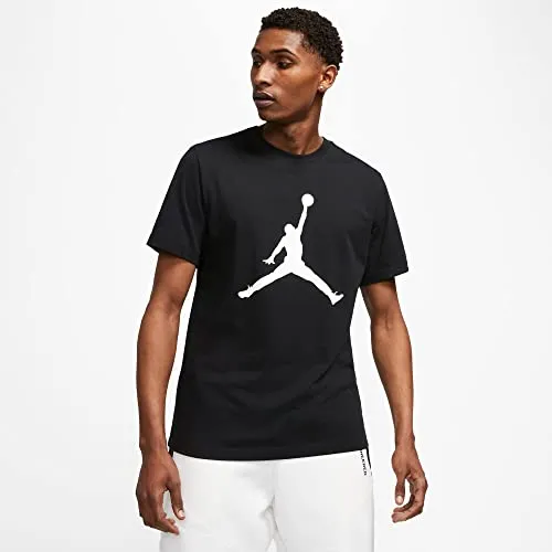 Nike Herren Jumpman Crew T-Shirt XXL, Black/White - Sportliches T-Shirt aus weichem Material mit Nike-Logo, ideal für Athleten und den täglichen Gebrauch.