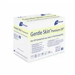MediTrade Latexhandschuhe Gentle Skin® Premium OPTMOP-Handschuh aus Latex, steril, puderfrei, Gr. Größe 5,5