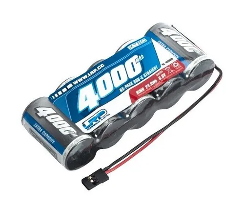 LRP Modellbausatz XTEC 1/5 RX-pack Straight SubC NiMH - JR - 6.0V - 4000mAh - Modellbauzubehör, leistungsstarker NiMH Akku mit 4000mAh für optimale Leistung und lange Laufzeiten im Modellbau.