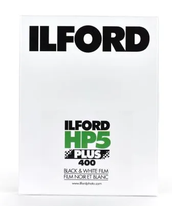 ILFORD HP 5 Plus 4x5 Inch/25 Fotofilm - Hochwertiger Schwarzweiß-Fotofilm, ideal für kreative Fotografie mit feinem Korn und hohem Kontrast – perfekt für Profis und Hobbyfotografen.