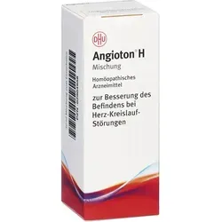 Angioton H 100 ML - Homöopathisches Arzneimittel zur Unterstützung bei Herz-Kreislauf-Störungen, enthält wertvolle Pflanzenextrakte und 49 Vol.-% Alkohol.