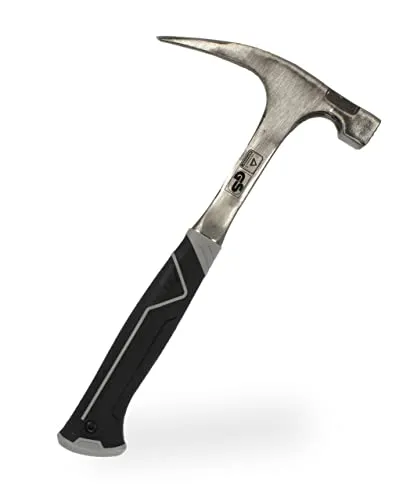 Latthammer mit 2K Spezialhandgriff – Ganzstahl Dachdecker Profi Hammer - Maurerhammer mit geschmiedetem Ganzstahl-Kopf und ergonomischem 2K Spezialhandgriff für optimale Schlagkraft und sicheren Halt. Ideal für Dachdecker und Zimmermann.
