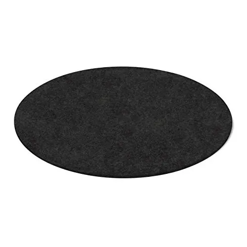 Hey Sign Untersetzer rund, ca 9 cm, Graphit 08, Stärke