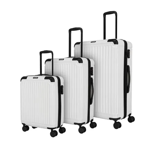 Travelite CRUISE Kofferset mit 4 Rollen Gr. L/M/S Weiss [30]