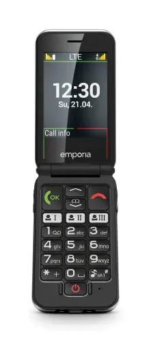 Emporia Joy LTE V228 - 4G Tastenhandy - Kompaktes Tastenhandy mit 2,8
