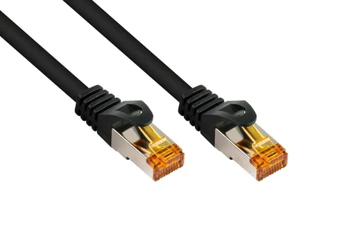 Kabelmeister Patchkabel Ethernet Netzwerkkabel, RJ45 Stecker gerade, RJ45 Stecker gerade (15 cm)