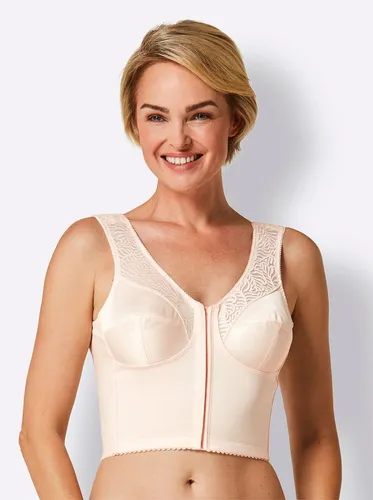 Lang-BH MMTC, Damen, Gr. 80, Cup D, Beige - Funktionsunterwäsche mit optimaler Entlastung und Tragekomfort. Der Vorderverschluss-BH ohne Bügel von Anita bietet verstärkten Halt und elegante Spitze für ein schönes Dekolleté.