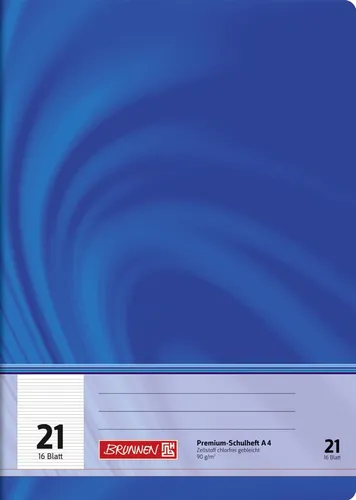 Brunnen 104472102 Schulheft A4 Vivendi (16 Blatt, liniert, Lineatur 21),