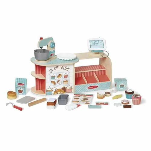 Melissa & Doug Spielzeug-Bäckerei 39 Teile - Spielmöbel für kreative Kinder, mit 39 bunten Teilen zur Förderung der Fantasie und Rollenspiele, ideal für Kinder ab 3 Jahren.