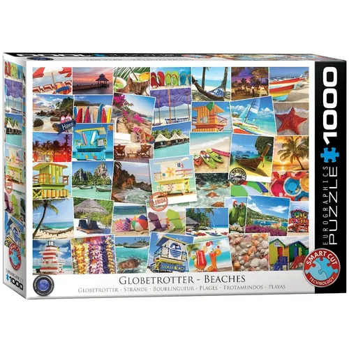 Eurographics Puzzle 6000-0761 - Globetrotter Strände  - 1000 Teile