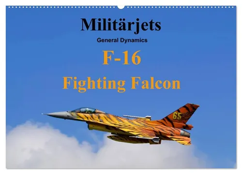 MUC-Spotter Militärjets F-16 Fighting Falcon Kalender 2025 - Entdecken Sie 13 beeindruckende Militärjets in diesem Kalender. Ideal für Luftfahrt-Enthusiasten, bietet er faszinierende Einblicke in die Welt der F-16 Fighting Falcon.