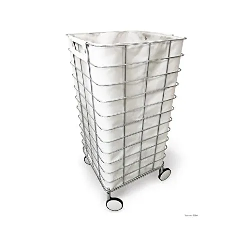 Wäscherollwagen mit Tasche in weiß oder anthrazit WR 1 von Decor Walther (weiß)
