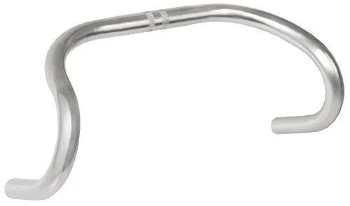 REDURO Bahn Single Speed Fixie Lenker Rennrad Fahrrad Alu Rennlenker 25,4 mm Silber-Matt