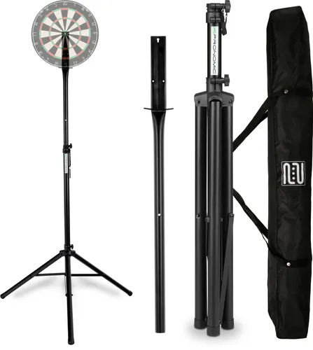 Pronomic DA-45S BK Dartboard Ständer Set in schwarz von Pronomic