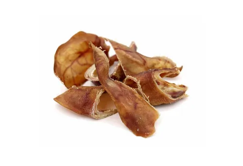 Breers Pet Food Schweineohr getrocknet Streifen Hundeleckerli, Snack für: Hunde, Harter Kauartikel, Leckerli getreidefrei, Kausnack zuckerfrei