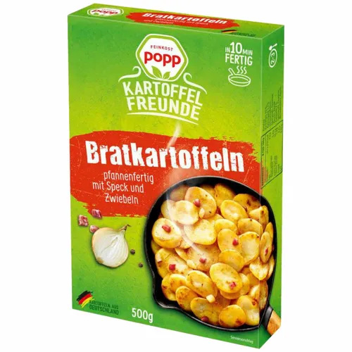 Popp Bratkartoffeln 500g Packung