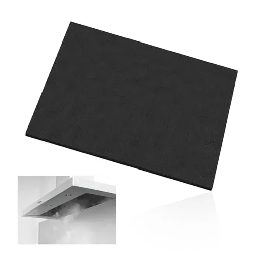 Universal Dunstabzugshauben Filter, 57x47 cm Filter für Dunstabzugshaube mit Aktivkohle Zuschneidbar Aktivkohlefilter Abzugshaube Fettfilter für Dunstabzug