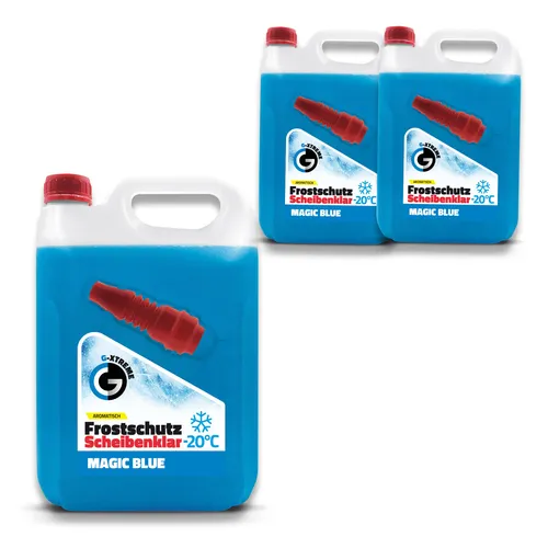 Scheibenfrostschutz mit Magic Blue Duft | 10L für klare Sicht im Winter - Autopflege & Motorradpflege – Effektiver Frostschutz mit intensiven Duft, verhindert das Einfrieren und sorgt für perfekte Sicht bei Temperaturen bis -20°C.