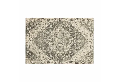 Mirabeau Badematte Davis grau, 100% Baumwolle - Stilvolle Badematte im orientalischen Vintage-Look. Aus 100% Baumwolle, waschbar und schnell trocknend. Genießen Sie den Komfort und die Eleganz in Ihrem Badezimmer!