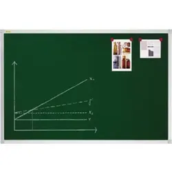 FRANKEN Kreidetafel X-tra!Line® 90x60 cm grün – Vielseitig einsetzbar - Memotafeln magnetisch – Die FRANKEN Kreidetafel X-tra!Line® ist magnethaftend und beschreibbar, ideal für Büro und Konferenzraum. Inklusive Montagematerial und praktischer Stiftablage.