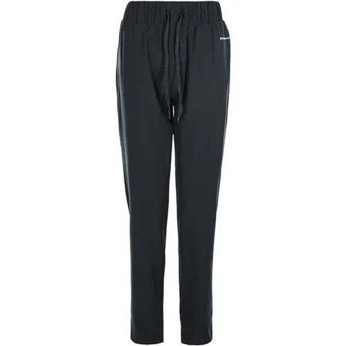 ENDURANCE Damen Hose PHILE STRETCH - Vielseitige Trainingshose für Damen, schnell trocknend und atmungsaktiv, ideal für Laufen, Fitness oder Wandern. Mit reflektierendem Logoprint für Sicherheit und Reißverschlusstasche für praktische Aufbewahrung.