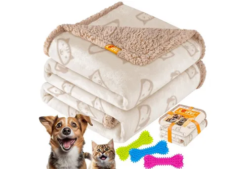 Lovpet Tierdecke, wasserdichte Hundedecke, Sherpa Fleece Haustier Decke