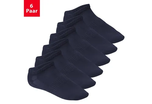 Footstar Kurzsocken Damen & Herren Fitness Sneaker Socken (6 Paar) Mesh-Strick