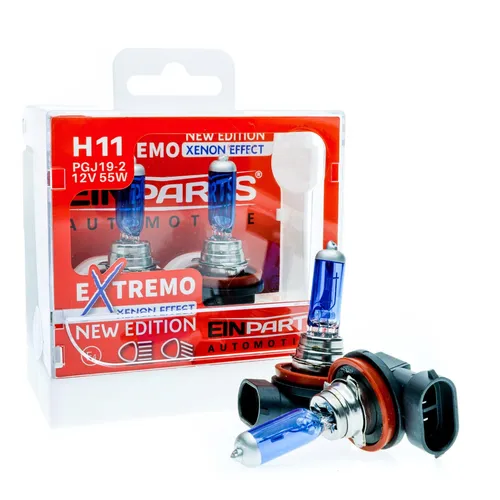 EinParts H11 Halogen Auto Lampe EXTREMO Xenon Effect 6000K 55W 12V Glühbirne