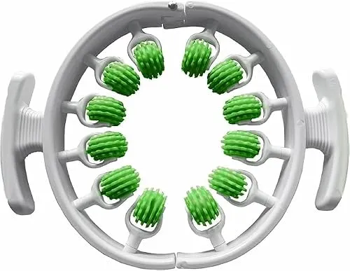 Cellulite Massagegerät, Manuell, 360°-Abdeckung Anti Cellulite Massage Massagegerät Massageroller Roller,komprimieren und dehnen, Oberschenkel und Gesäß (grün, 1)