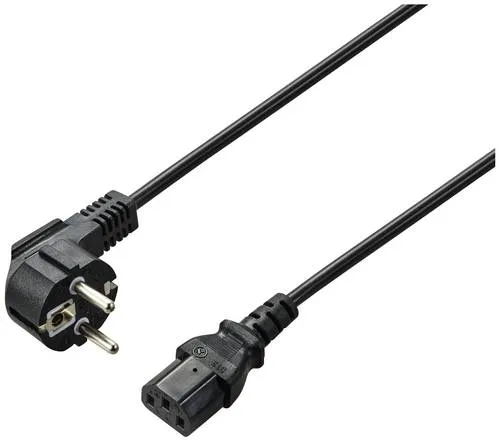 Renkforce Kaltgeräte Anschlusskabel [1x Schutzkontakt-Winkelstecker