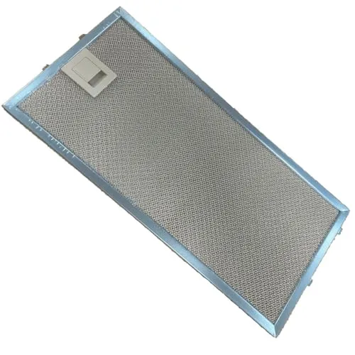SOS Accessoire Fettfilter aus Metall, 350 x 165 mm, für Dunstabzugshaube 00435204 Bosch, Gaggenau, Neff, Siemens