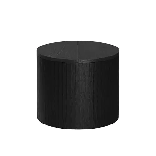 Vicco Couchtisch Tavilo, Eiche/Schwarz, klappbar & mit Stauraum - Moderne Couchtisch in Eiche/Schwarz, klappbar und mit praktischem Stauraum für Decken und Kissen. Ideal für flexible Wohnräume.