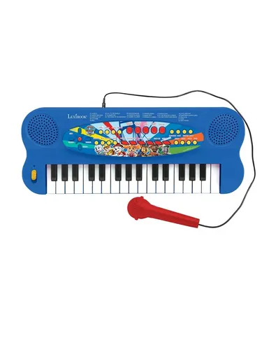 Lexibook Paw Patrol Elektronisches Keyboard mit Mikrofon - Klaviere & Keyboards – 32-Tasten-Klavier mit 22 Demo-Songs, ideal für kleine Musikliebhaber und Paw Patrol-Fans!
