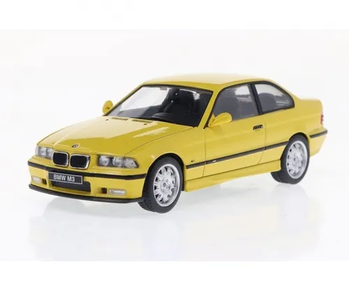 SOLIDO BMW M3 Coupé 1999 Gelb Dakar 1/43 - Detailgetreues Modellauto im Maßstab 1/43, ideal für Sammler und BMW-Enthusiasten – ein Highlight für jede Vitrine!