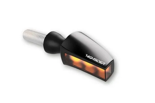 Highsider 3In1 LED Rück-, Bremslicht und Blinker PROTON TWO - Blinker universal mit getöntem Glas, E-geprüft und extrem kompakt, ideal für unauffällige Integration am Motorrad.