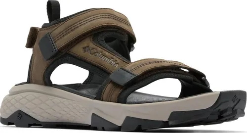 Columbia Peakfreak Rush Sandal Lea - Trekkingsandalen US 9 | EU 42 schwarz - Komfortable Trekkingsandalen aus hochwertigem Nubuk Leder, ideal für Wandern und Reisen - jetzt in schwarz erhältlich!