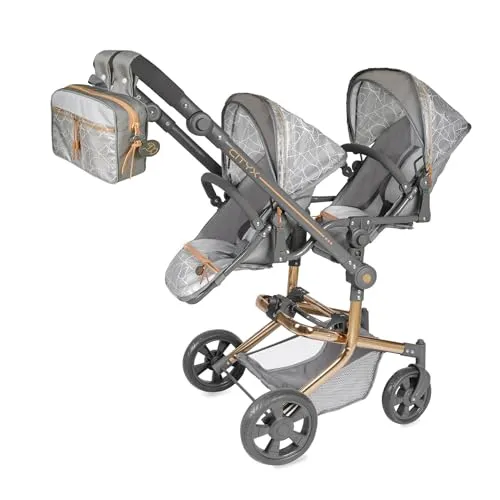 Ziwillings-Puppenwagen Cytix von DeCuevas 90877, Grau