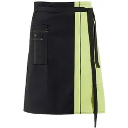 Vorbinder 2 Taschen schwarz/hellgrün, Gr. 34