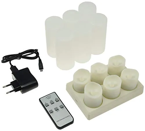 LED Kerzen Tischkerzen 6er Set