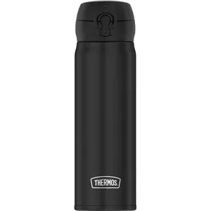 THERMOS Isolierflasche Ultralight 0,5 l schwarz - leichte und kompakte Thermosflasche, ideal für unterwegs und hält Getränke lange warm oder kalt