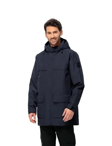 Jack Wolfskin Herren Winter Storage M Parka - Wasserdichter, winddichter Wetterschutzparka, atmungsaktiv und umweltfreundlich mit recycelten Materialien